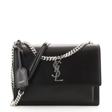 Saint Laurent Sunset Crossbody Bag Leather Medium