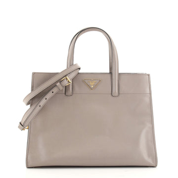 Prada Soft Triple Pocket Convertible Tote Saffiano Leather