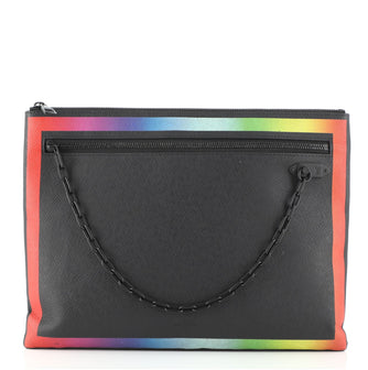 Louis Vuitton Pochette A4 Rainbow Taiga Leather