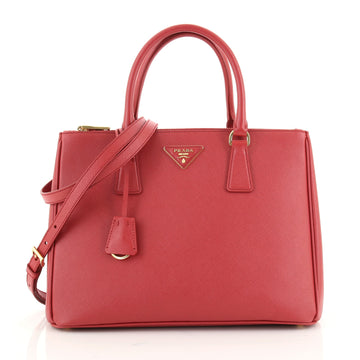 Prada Galleria Double Zip Tote Saffiano Leather Medium