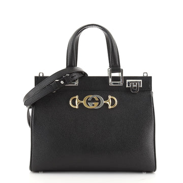 Gucci Zumi Top Handle Bag Leather Small