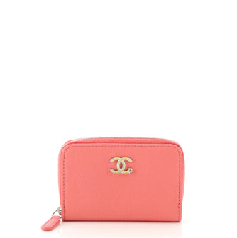 Chanel Camellia Coin Purse Goatskin