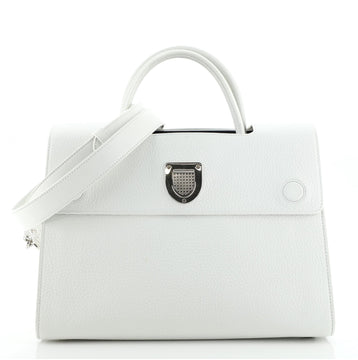 Christian Dior Diorever Handbag Leather Medium