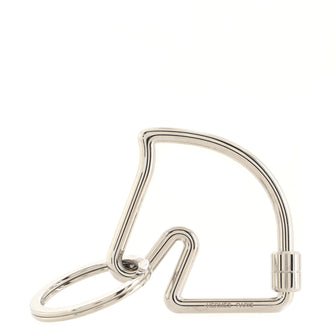 Hermes Cheval Key Ring Metal