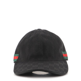 Gucci Web Baseball Cap GG Canvas