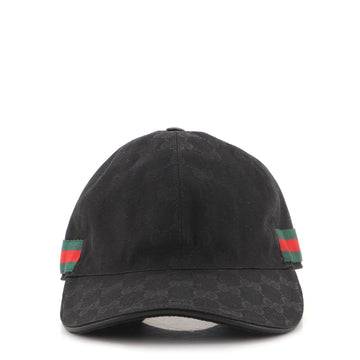 Gucci Web Baseball Cap GG Canvas