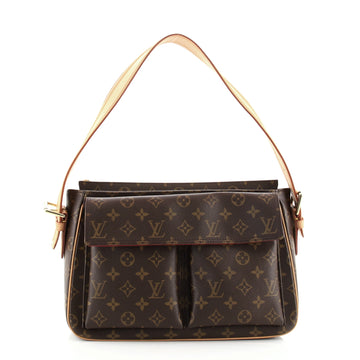 Louis Vuitton Viva Cite Handbag Monogram Canvas GM