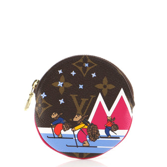 Louis Vuitton Round Coin Purse Limited Edition Monogram Canvas
