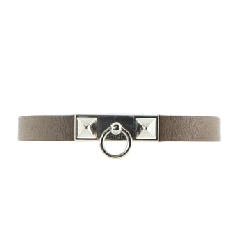 Hermes Micro Rivale Bracelet Leather