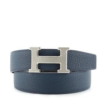 Hermes Constance Reversible Belt Leather with Guilloche Medium