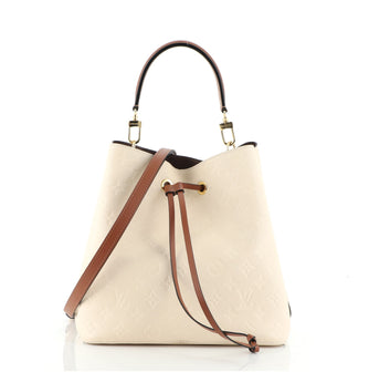 Louis Vuitton NeoNoe Handbag Monogram Empreinte Leather MM
