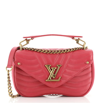 Louis Vuitton New Wave Chain Bag Quilted Leather MM