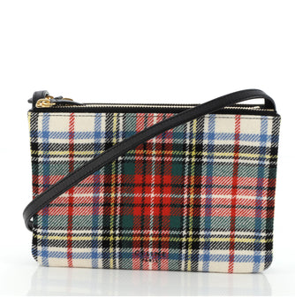 Celine Trio Crossbody Bag Printed Felt Small