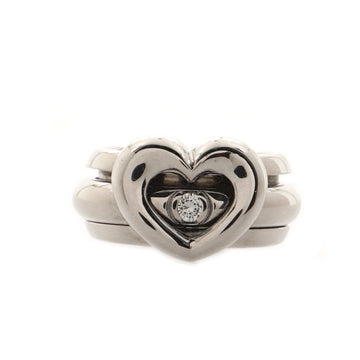 Piaget Possession Heart Ring 18K White Gold and Diamond