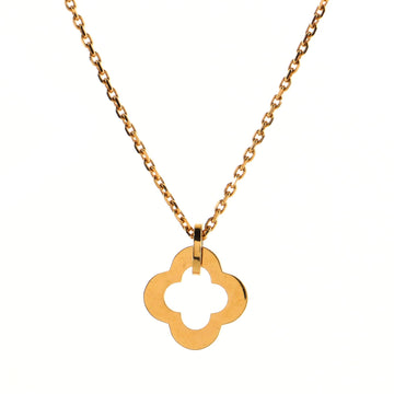 Van Cleef & Arpels Byzantine Alhambra Pendant Necklace 18K Yellow Gold