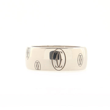 Cartier Logo de Cartier Band Ring 18K White Gold 8mm