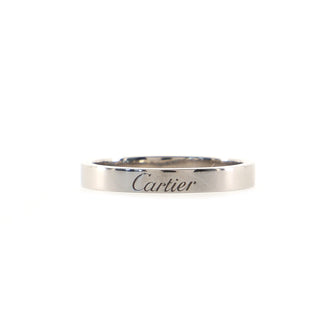 Cartier C de Cartier Wedding Band Ring Platinum 3mm