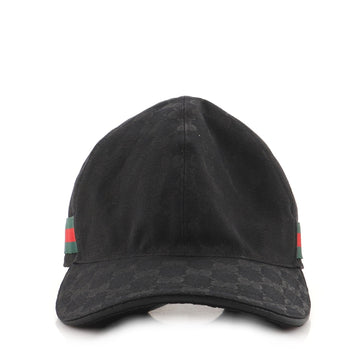 Gucci Web Baseball Cap GG Canvas