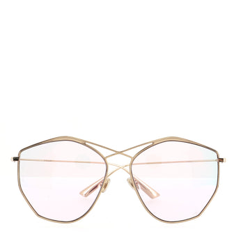 Christian Dior Stellaire 4 Geometric Sunglasses Metal