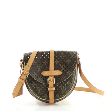 Louis Vuitton Flore Chantilly NM Handbag Perforated Monogram Canvas
