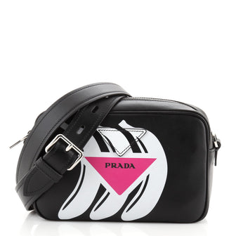 Prada Camera Bag Printed City Calf Medium