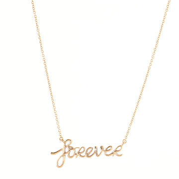 Tiffany & Co. Paloma's Graffiti Forever Pendant Necklace 18K Rose Gold