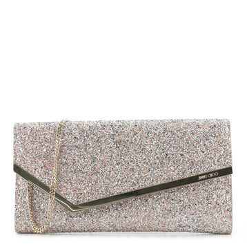 Jimmy Choo Erica Clutch Glitter Leather