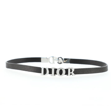 Christian Dior Dior Choker Necklace Leather and Metal