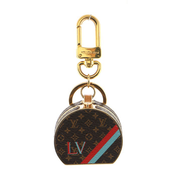 Louis Vuitton Boite Chapeau Mirror Bag Charm Metal and Printed Resin
