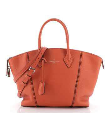 Louis Vuitton Soft Lockit Handbag Leather PM