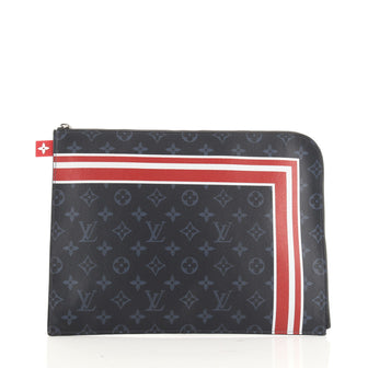 Louis Vuitton Pochette Jour Limited Edition Monogram Cobalt Canvas GM