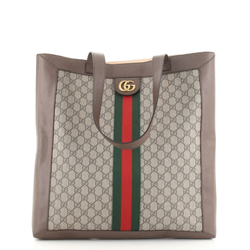 Gucci Ophidia Soft Open Tote GG Coated Canvas Large