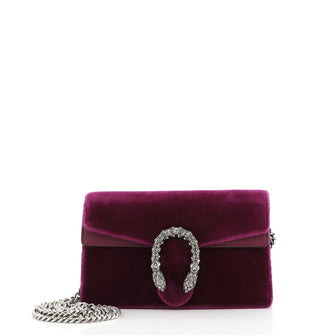 Gucci Dionysus Bag GG Velvet Super Mini
