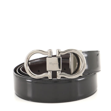 Salvatore Ferragamo Gancini Belt Leather Wide