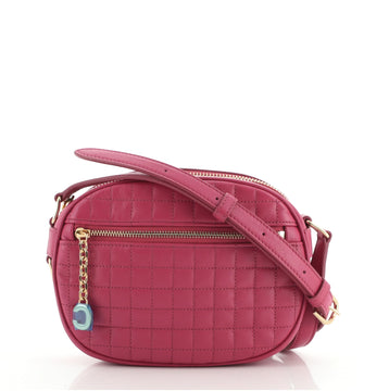 Celine C Charm Camera Bag Quilted Leather Small
