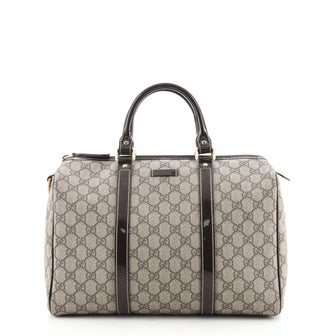 Gucci Joy Boston Bag GG Coated Canvas Medium