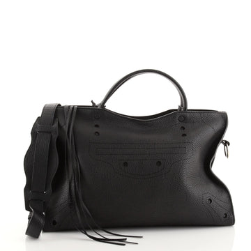 Balenciaga Blackout City Bag Leather Medium