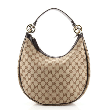 Gucci Twins Hobo GG Canvas Medium