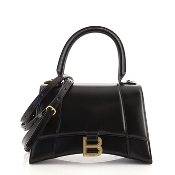 Balenciaga Hourglass Top Handle Bag Leather Small