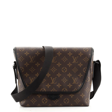 Louis Vuitton Magnetic Messenger Bag Macassar Monogram Canvas