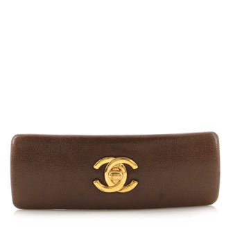 Chanel CC Turnlock Barrette Lambskin