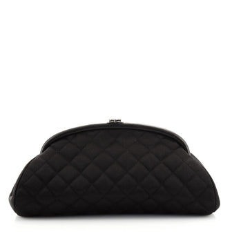 Chanel Timeless Clutch Quilted Satin
