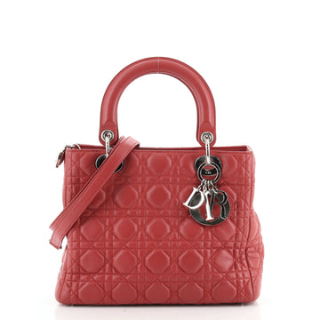 Christian Dior Lady Dior Bag Cannage Quilt Lambskin Medium