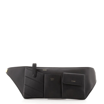 Fendi 3 Pockets Belt Bag Leather
