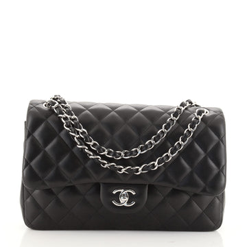 Chanel Classic Double Flap Bag Quilted Lambskin Jumbo
