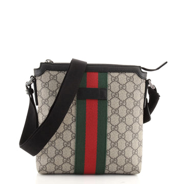 Gucci Web Messenger Bag GG Coated Canvas Small