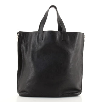 Saint Laurent Side Zip Shopper Tote Leather Tall