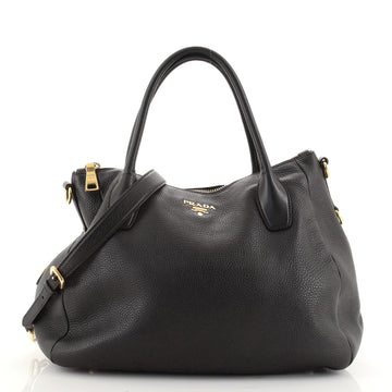 Prada Sacca 2 Manici Convertible Tote Vitello Daino Medium