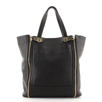 Salvatore Ferragamo Suzanne Tote Pebbled Leather