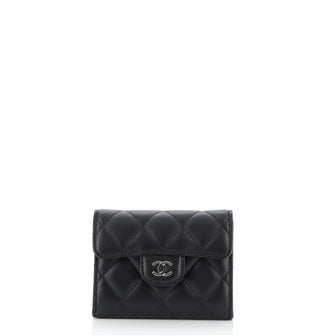 Chanel Classic Flap Card Case Quilted Lambskin